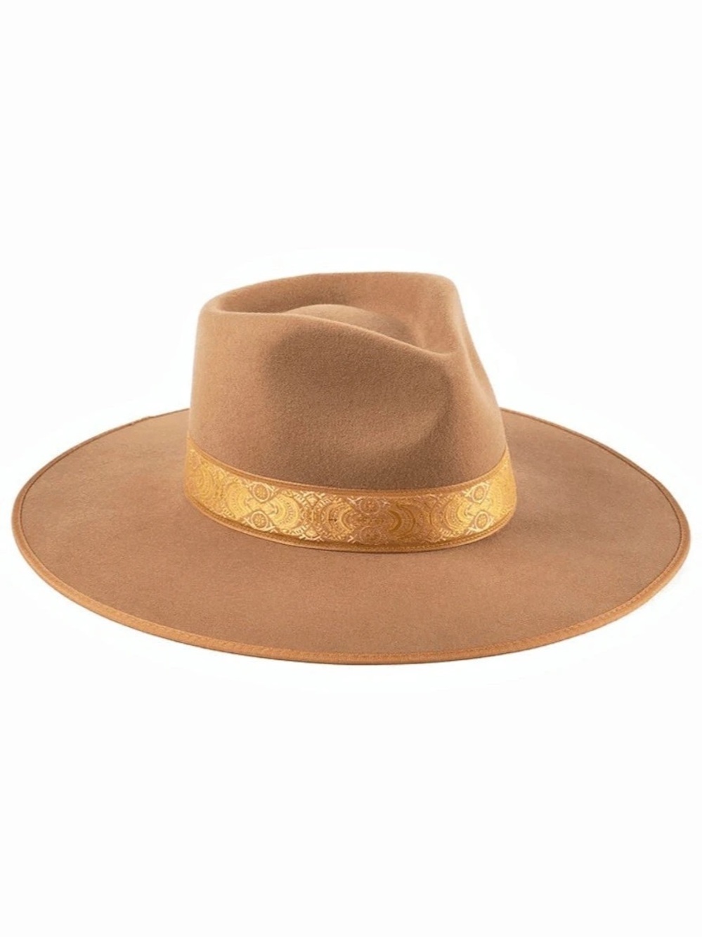 Lack of Color Australian Teak Rancher Special Wide Brim Fedora Brown. Sz Small.
